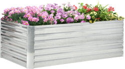 Outsunny Pat de grădină în formă de potager dreptunghiular cu tuburi de armare din oțel galvanizat 180 x 90 x 59 cm | Aosom Romania (845-774V00SR)