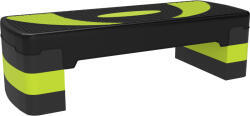HOMCOM Aerobic Fitness Step, Stepper reglabil la 3 inaltimi 10-15-20 cm pentru antrenament acasa si la sala, albastru si negru | Aosom Romania (A90-077V00GN)