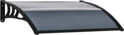 Outsunny copertina policarbonat anti-UV, 100x80 cm, negru | Aosom Romania (B70-051V01BK)