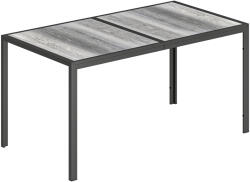 Outsunny Masă de grădină exterior pentru 6 persoane, balcon pentru terasă, pentru dining în aer liber | Aosom Romania (84G-883V00GY)
