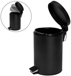 Erga Labi, kerek szemeteskuka 3l állóra, Soft-Close záródás, fekete matt, ERG-YKA-CH. LABI-SC-BLK (ERG-YKA-CH.LABI-SC-BLK)