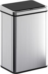 HomCom Coș de gunoi cu senzor 40L oțel inoxidabil Coș de gunoi automat cu capac cu închidere silențioasă senzor de mișcare 35, 5 x 26 x 55 cm Argintiu | Aosom Romania (851-070V00SR) Cos de gunoi