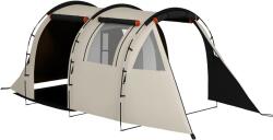 Outsunny Cort de Camping pentru 4-5 Persoane cu Capac Blackout, Cort Tunel Impermeabil cu Geantă de Transport, 460x230x180 cm, Kaki | Aosom Romania (A20-405V01KK) Cort