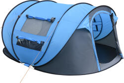 Outsunny Cort de Camping Pop Up pentru 2 Persoane cu 2 Uși, 4 Ferestre și Înveliș Impermeabil, 263.5x220x123 cm, Verde | Aosom Romania (A20-169V00BU) Cort