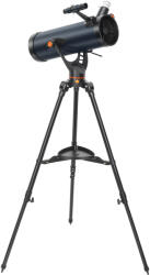 Outsunny Telescop reflector, obiectiv 114 mm, 2 oculare, lunetă de căutare, aluminiu, albastru închis | Aosom Romania (023-006V00SR)