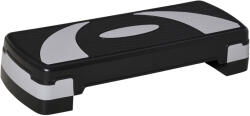 HOMCOM Stepper pentru aerobica reglabil in inaltime 10-15-20 cm, anti-alunecare, Negru si Gri | AOSOM RO (A90-077BK)