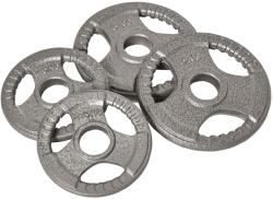 HOMCOM Discuri de greutate 2, 5/2, 5/5/5 kg, greutăți de antrenament pentru bare olimpice de 5 cm, discuri de haltere din oțel | Aosom Romania (A91-135)