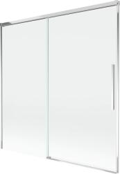 Mexen Rox, kétszárnyú tolóajtós kádparaván 160 x 150 cm, 8 mm-es átlátszó üveg, króm profil, 8C9-160-001-01-00 (8C9-160-001-01-00)