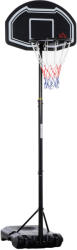 HOMCOM Coș de baschet pentru exterior înălțime reglabilă 160-210 cm cu roți și bază umplută 76x48x254 cm Negru | Aosom Romania (A61-028RD)
