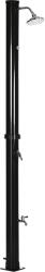 Outsunny Duș Solar de 20L cu Robinet Inferior și Temperatură Reglabilă, 15.5x15.5x222 cm, Negru | Aosom Romania (A20-322V00BK)