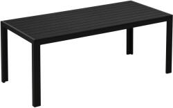 Outsunny Tavolo da pranzo da Esterno in WPC e Alluminio, 190x85cm (01-0703)
