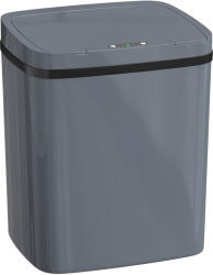 HomCom Coș de gunoi cu senzor 15 L Coș automat cu două moduri de deschidere, pentru birou, bucătării, 27, 6 x 21, 4 x 33, 5 cm, Gri | Aosom Romania (851-078V00GY) Cos de gunoi