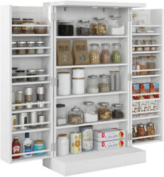 HOMCOM Dulap de Bucătărie Depozitare Independent 60x30x104cm, Alb | Aosom Romania (83A-096V80WT)