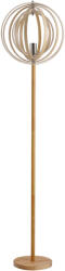 HomCom Lampa de podea abajur pivotant moderna creativa Baza din lemn cauciuc pentru casa Ф38 x 160cm (B31-168)