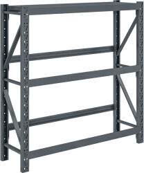 HOMCOM Raft Autoportant pentru Cutii cu 3 Niveluri, Raft pentru 6 Cutii cu Înălțime Reglabilă, 110x30x110 cm, Gri | Aosom Romania (838-456V00GY) Raft