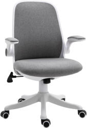 Vinsetto Fotoliu de birou Silla de Escritorio Basculante Altura Ajustable Reposabrazos Elevable 62, 5x60x94-104 cm Gris | Aosom Romania (921-330GY)