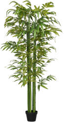 HOMCOM Plantă Artificială de Bambus, 180 cm, Realistă, cu Ghiveci Decorativ pentru Living și Dormitor, Verde | Aosom Romania (830-682V00GN)