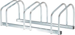 HOMCOM Suport Parcare pentru Biciclete, Design Durabil din Oțel, 76x33x27cm, Argintiu | Aosom Romania (AA0-023V01SR)