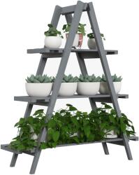 Outsunny Suport de plante din lemn Outsunny , suport pentru ghivece | Aosom Romania (84H-121V00GY)