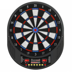 SPORTNOW Dartboard electronic pentru 1-8 jucători, afișaj LCD, 6 seturi de săgeți, multicolor | Aosom Romania (A70-119V00MX)