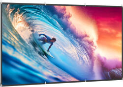 HomCom Ecran pentru Proiector 120" 16: 9 HD 4K/8K Portabil, Lavabil și Anticută, Alb | Aosom Romania (001-025V01WT)
