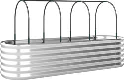 Outsunny Strat Înălțat de Grădină cu Seră și Jardinieră | Aosom Romania (84H-570V00SR)