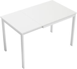 HomCom Masă de Sufragerie Extensibilă 80-120 cm pentru 4-6 Persoane, Masă Economisitoare de Spațiu cu Extensie Glisantă, Natural | Aosom Romania (83A-384V00WT)