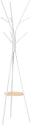 HOMCOM cuier vertical, design modern, 45x45x180cm, alb | Aosom Romania (831-174WT)