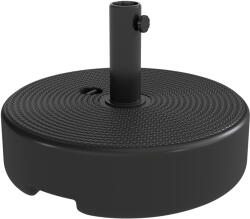 Outsunny Picior pentru umbrelă, soclu exterior umplabil până la 19 kg cu nisip sau 15 kg cu apă, Ø 45 x 30, 5 cm, negru | Aosom Romania (84D-453V00BK)