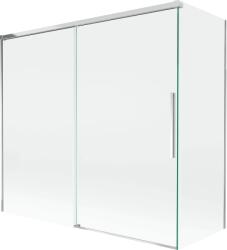 Mexen Rox, kétszárnyú tolóajtós kádparaván 170 + 80 x 150 cm, 8 mm-es átlátszó üveg, króm profil, 8C9-170-080-01-00 (8C9-170-080-01-00)