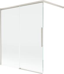 Mexen Rox, kétszárnyú tolóajtós kádparaván 140 x 150 cm, 8 mm-es átlátszó üveg, acélprofil, 8C9-140-003-97-00 (8C9-140-003-97-00)