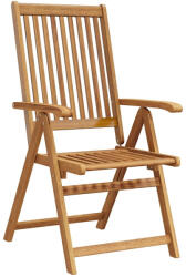 vidaXL 4 db Összecsukható Tömör Akácfa Kerti Szék