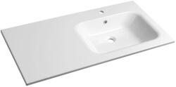 SAPHO Sapho, ARECA mosdó 110x50cm, öntött márvány, eredeti, fehér, AC101R (AC101R)