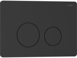 Mexen Tex 06, rozsdamentes acél öblítőgomb, matt fekete, 6106-02 (6106-02)