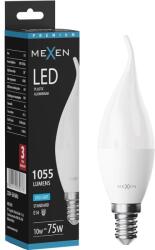 Mexen Nova, LED lángizzó E14, C37, 10W, Semleges - 4000K, 1055 lm - L106-E14-1040-01 (L106-E14-1065-01)