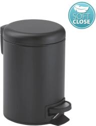 Gedy Gedy, POTTY Hulladékgyűjtő 5l, Soft Close, matt fekete, 330914 (330914)