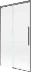 Mexen Rox, kétszárnyú tolóajtós kádparaván 100 x 150 cm, 8 mm-es átlátszó üveg, grafit profil, 8C9-100-001-95-00 (8C9-100-001-95-00)