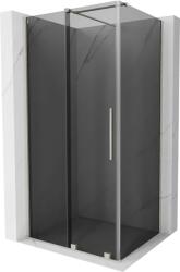 Mexen Velar, zuhanykabin tolóajtóval 120 x 80 cm, 8mm szürke üveg, csiszolt acél, 871-120-080-41-97 (871-120-080-41-97)