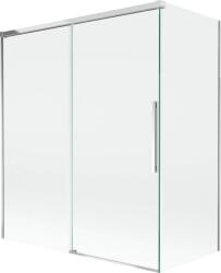 Mexen Rox, kétszárnyú tolóajtós kádparaván 140 + 70 x 150 cm, 8 mm-es átlátszó üveg, króm profil, 8C9-140-070-01-00 (8C9-140-070-01-00)