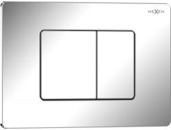Mexen Tex 05, rozsdamentes acél öblítőgomb, fényes króm, 6105-03 (6105-03)