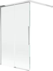 Mexen Rox, kétszárnyú tolóajtós kádparaván 100 x 150 cm, 8 mm-es átlátszó üveg, króm profil, 8C9-100-003-01-00 (8C9-100-003-01-00)