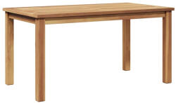 vidaXL Dohányzóasztal Barna 90 x 50 x 45.5 cm Tömör Tíkfa