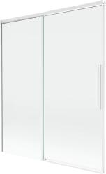 Mexen Rox, kétszárnyú tolóajtós kádparaván 140 x 150 cm, 8 mm-es átlátszó üveg, fehér profil, 8C9-140-001-20-00 (8C9-140-001-20-00)
