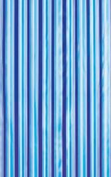 SAPHO Aqualine, Zuhanyfüggöny 180x180cm, vinil, kék, csíkos, ZV011 (ZV011)