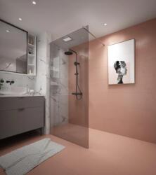 Erga Paris, Beépíthető zuhanykabin 90x200 cm, 8 mm-es szürke üveg, króm profil, ERG-V02-PARIS-090x200-GR-CR (ERG-V02-PARIS-090X200-GR-CR)