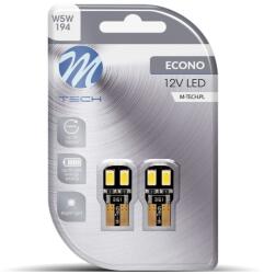 m-tech CANBUS W5W W2.1x9.5d 4LED, fehér, 2 db (LB806WW)