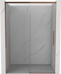 Mexen Rox, tolóajtó zuhanykabinhoz 140 cm, 8 mm-es átlátszó üveg, rozéarany profil, 8C2-140-000-60-00 (8C2-140-000-60-00)