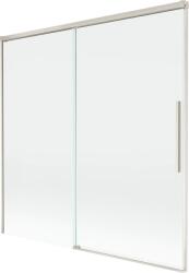 Mexen Rox, kétszárnyú tolóajtós kádparaván 160 x 150 cm, 8 mm-es átlátszó üveg, acélprofil, 8C9-160-001-97-00 (8C9-160-001-97-00)