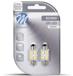 m-tech C5W 36mm 4LED, fehér, 2db (LB072W)