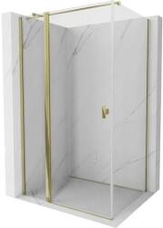Mexen Mist T, zuhanykabin nyílóajtókkal, 90 x 95 cm, 8 mm-es átlátszó üveg, arany fényes profil, 8A4T-095-090-50-00 (8A4T-095-090-50-00)